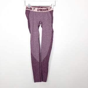 Gymshark Dry Flex Leggings Marbled Ruby S